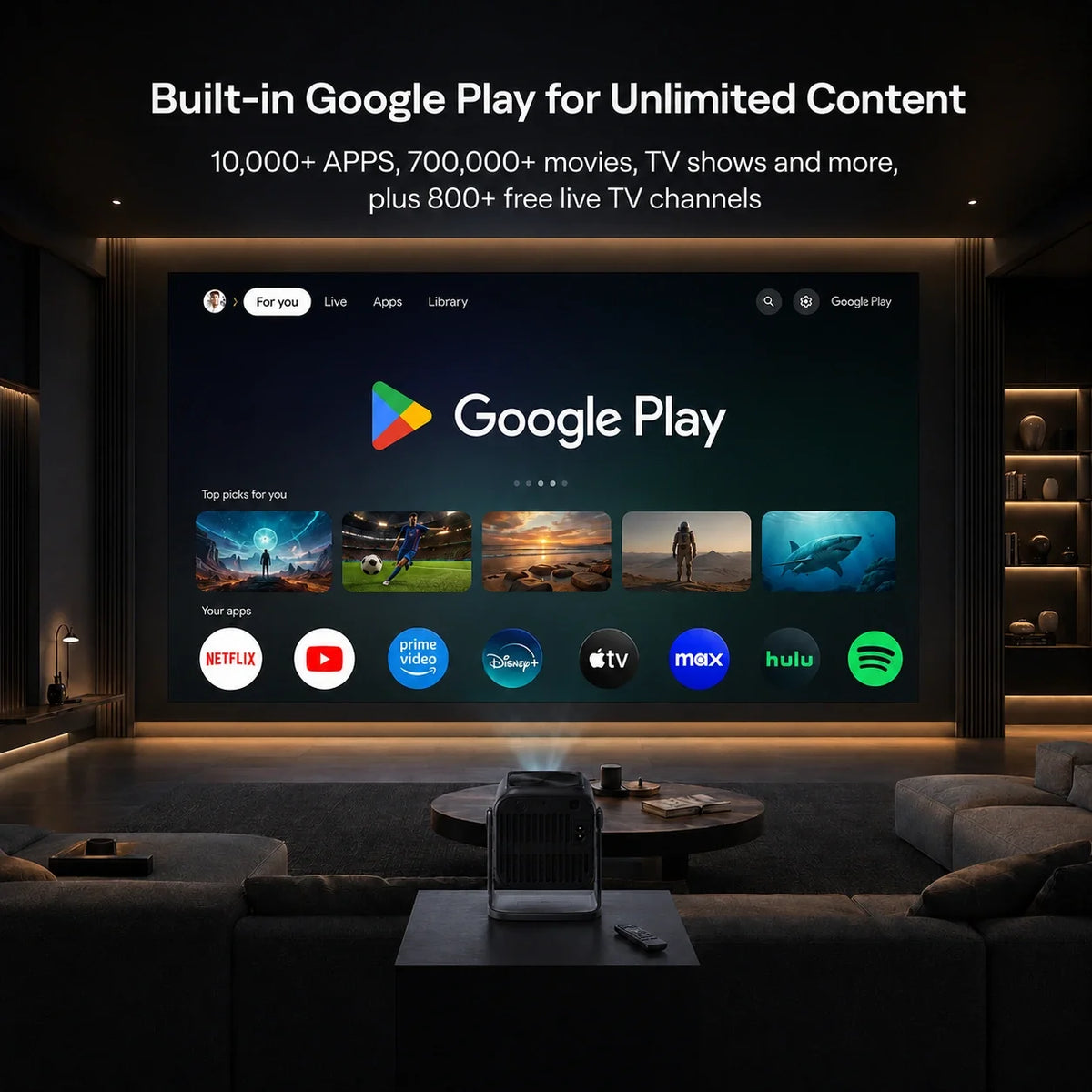 Cinévia® Pro Max Smart Beamer