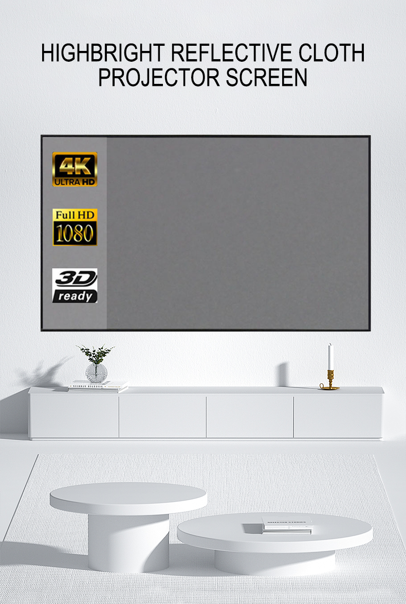CINÉVIA® Opvouwbaar Projectiescherm 84 inch