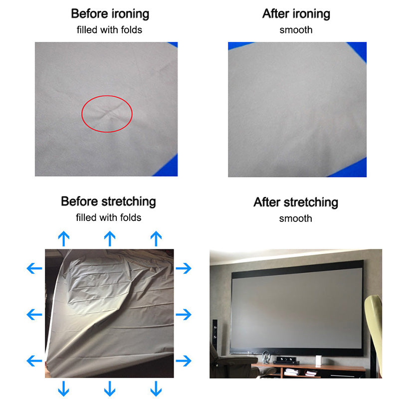 CINÉVIA® Opvouwbaar Projectiescherm 84 inch